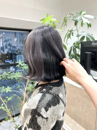 ミディアム ブリーチカラー🦋‪ 田中さくらのヘアスタイル
