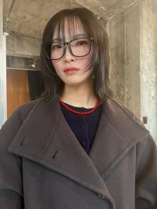 ミディアム カラー L/MA所属・カットカラー /mikuのヘアスタイル