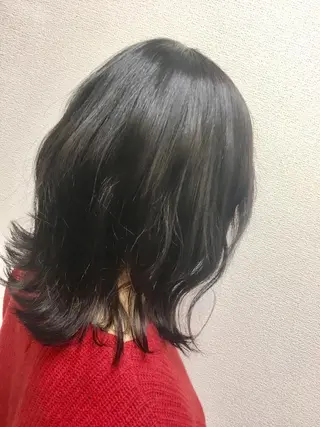 ミディアム カラー パーマ ヘアアレンジ SHIORI💜口コ ミNo.1艶カラーのヘアスタイル