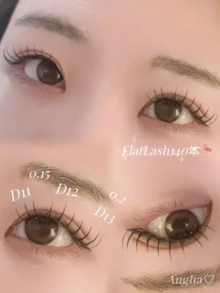 マツエク・マツパ Augha♡ NATSUMIのマツエク・マツパデザイン