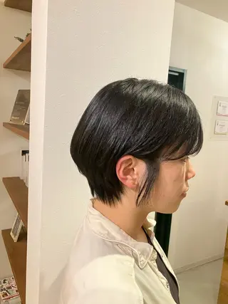 ショート 清水 美香のヘアスタイル