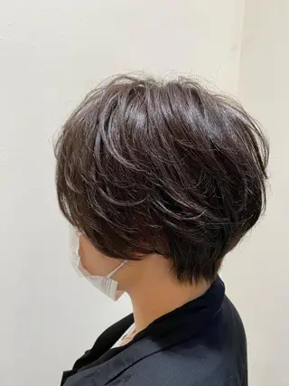 ショート スパイキーショート パーマ　具志堅　太志のヘアスタイル