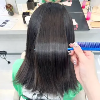 セミロング パーマ 🫧ボブ/艶髪カラー 伊原修子のヘアスタイル