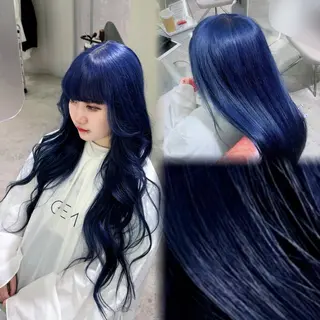 セミロング カラー RIHO🎀 名駅 ハイトーン×顔周りのヘアスタイル