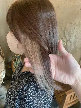 ミディアム カラー Lumiere 鈴木翔平のヘアスタイル