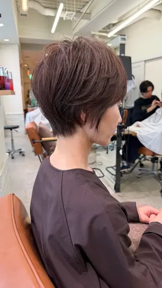 ショート 銀座似合わせショート 店長　広瀬和輝のヘアスタイル