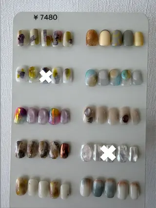 ネイル 自由が丘サロン あやめ💅のネイルデザイン