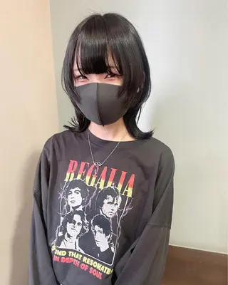 ミディアム ウルフカット🪽 レイヤー/髪質改善のヘアスタイル