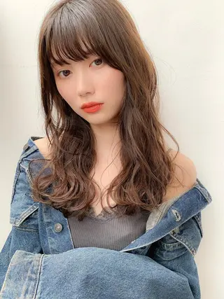 ロング カラー ヘアアレンジ 🩰透明感カラー♡ UTA🩰のヘアスタイル