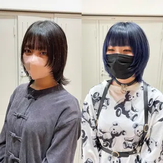 ショート カラー 🐺ウルフ/レイヤー カット/高嶋湧大のヘアスタイル