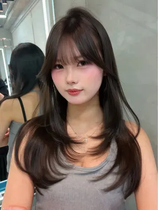 セミロング カラー ヘアアレンジ 【博多髪質改善】 吉村　清志のヘアスタイル