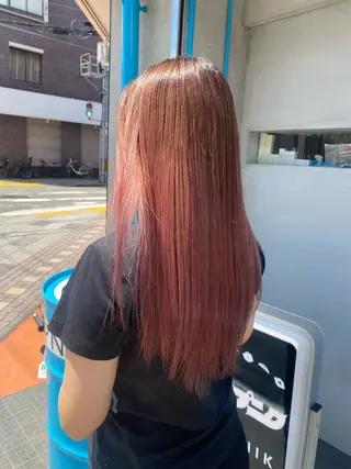 ロング カラー 中西 彩愛のヘアスタイル