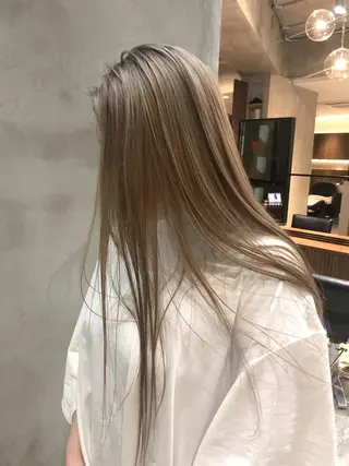 セミロング カラー 韓国ヘア 店長NEGIのヘアスタイル
