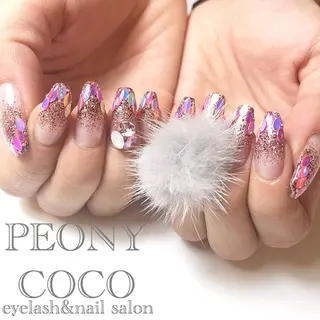 ロング ネイル マツエク・マツパ STELLA 大西南帆のマツエク・マツパデザイン