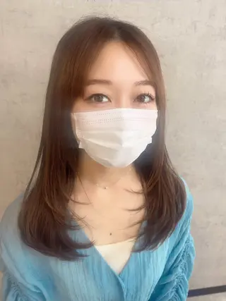 ミディアム KAEDE🎀 縮毛矯正＆パーマ特化のヘアスタイル