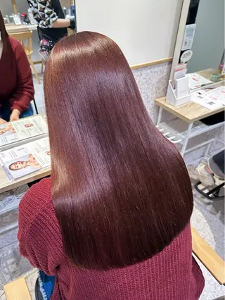 カラー 透明感/艶カラー 🫧 ユイナのヘアスタイル