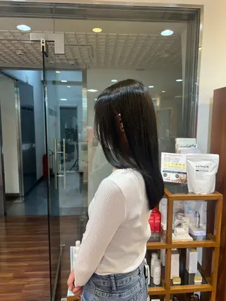 ロング カラー モデル募集◆堀江 海里◆桂駅1分のヘアスタイル