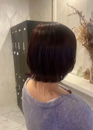 ショート カラー 石川 花奈のヘアスタイル