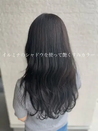 ロング カラー やまこし 美裕樹のヘアスタイル