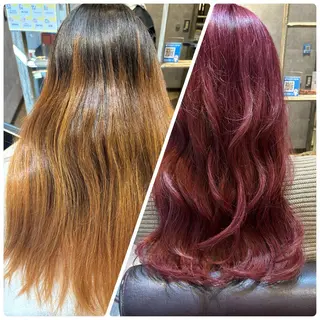 ロング カラー 松本|似合わせ眉 ×まつげパーマ×ヘアの眉毛・アイブロウイメージ