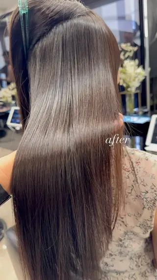 ロング 癖毛女子が大変身✨ 美髪メイク美容師のヘアスタイル