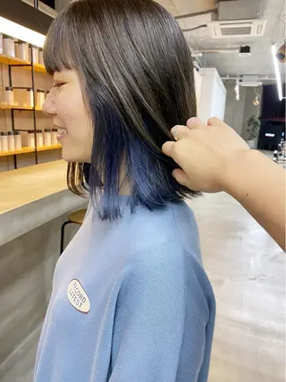 ミディアム カラー ヘアアレンジ son hair HIROEのヘアスタイル