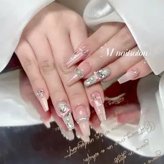 ネイル M🌷nail 長さだし専門店のネイルデザイン