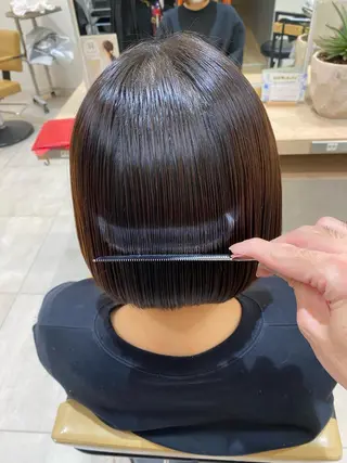 ショート ⭐️⭐️縮毛矯正の スペシャリスト松本✨のヘアスタイル