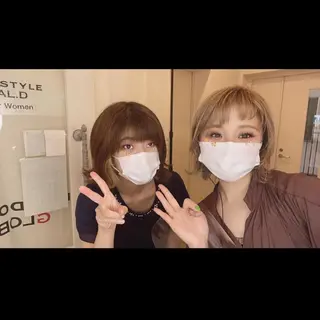 ショート カラー メンズ キッズ ✂︎ショート、ボブ、 レイヤー🩵YUMIのヘアスタイル