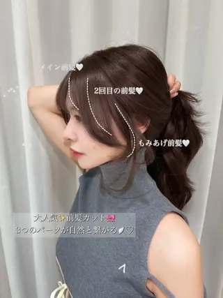 セミロング ♡大人カワイイ hair♡徳井はやとのヘアスタイル