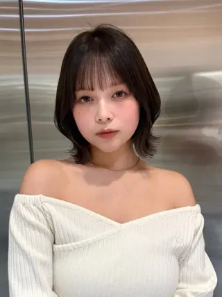 ミディアム カラー Sea  by Lond所属・新宿/髪質改善/ボブ 韓国レイヤー大重聖斗のヘアスタイル