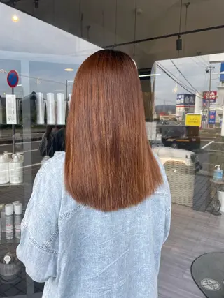 ロング マキノ キョウカのヘアスタイル
