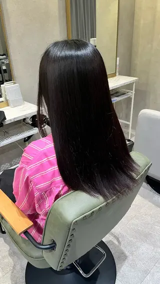 セミロング 新宿/ヘアカラー AiNAのヘアスタイル