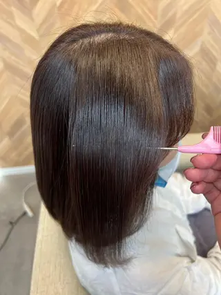 ミディアム たかはし るなのヘアスタイル