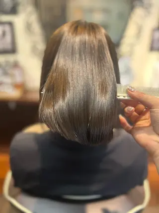 ミディアム 【髪質改善】ena 縮毛矯正/落合/新宿のヘアスタイル