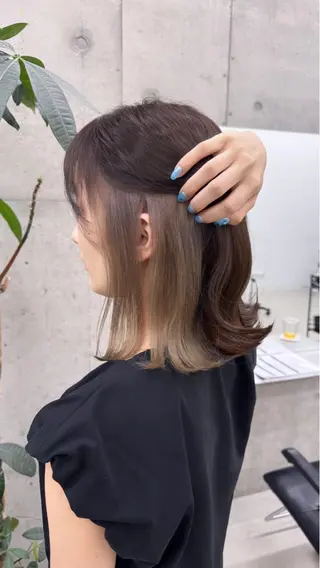 カラー Asami/名古屋/ ハイトーン/デザインのヘアスタイル