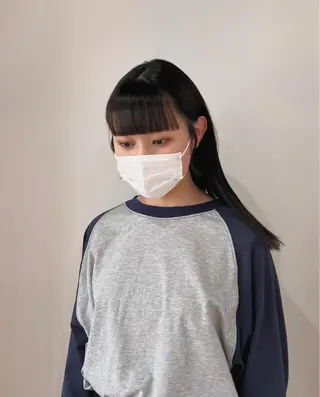 セミロング 義本 風佳のヘアスタイル