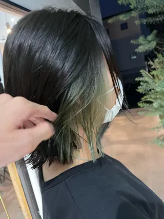ミディアム 似合わせパーマ/ 山本銀次郎のヘアスタイル
