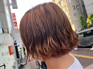 ショート カラー パーマ Earth岩槻店 YAGIのヘアスタイル