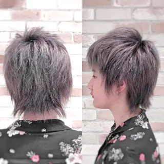 ショート カラー 癖毛、多毛の方歓迎 三浦　麻衣のヘアスタイル