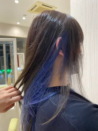 ロング 松尾 怜奈のヘアスタイル