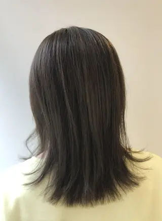 セミロング カラー 🌹艶髪カラー🌹 津田晴加【西荻窪】のヘアスタイル