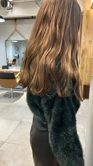 ロング カラー じゅわっと暖色カラー 🍊Moemiのヘアスタイル