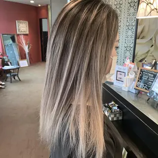 ロング カラー EARTH石巻店 尾形  裕のヘアスタイル