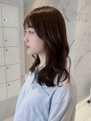 セミロング カラー AVANCE KAKOのヘアスタイル