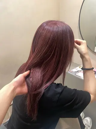 カラー 仲田 野愛のヘアスタイル