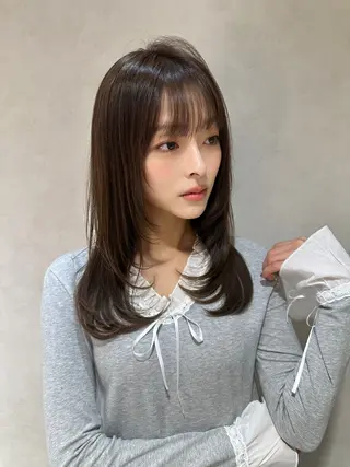 ミディアム 銀座副店長/レイヤー /髪質改善/田島のヘアスタイル
