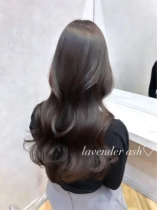 ロング カラー ヘアアレンジ 🩷韓国ヘア/ヨシン モリ🩷Maikaのヘアスタイル