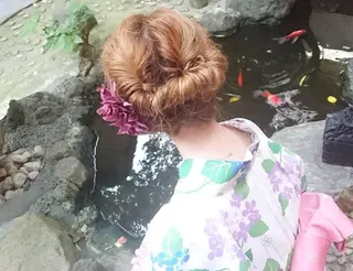 ロング ヘアアレンジ 新生活応援★半額/ 25歳以下　“内間”のヘアスタイル