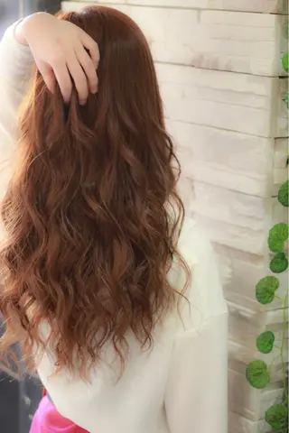 セミロング シールエクステ🎀 ハイトーン特化🎀のヘアスタイル